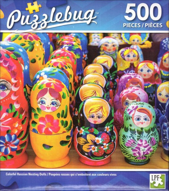 Colorful Russian Nesting Dolls cover art