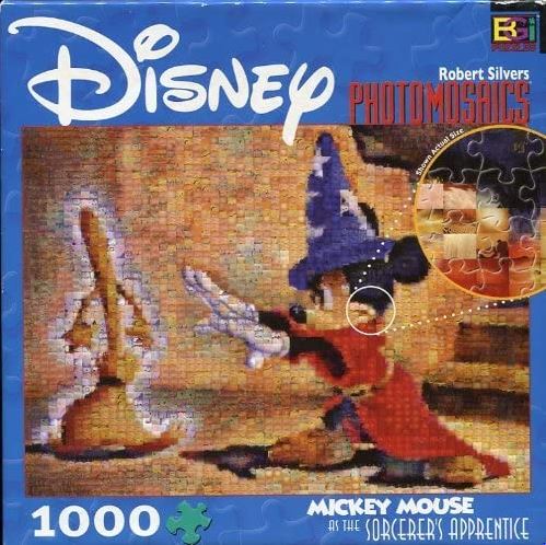 Mickey Mouse as the sorcerer's apprentice