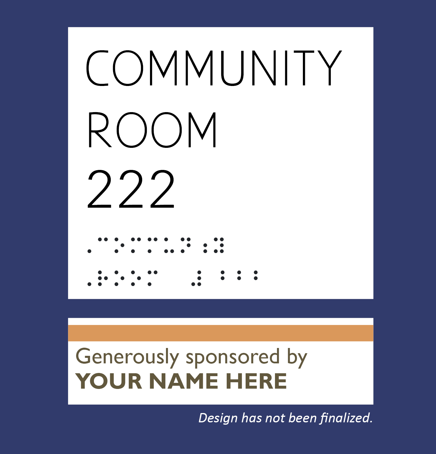 Naming Opportunity Example