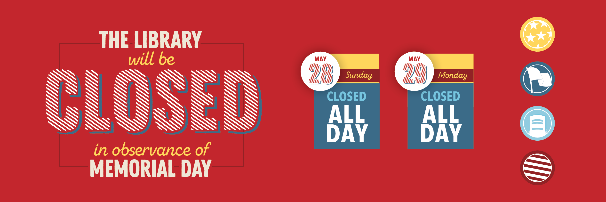 Memorial Day Closure 2023
