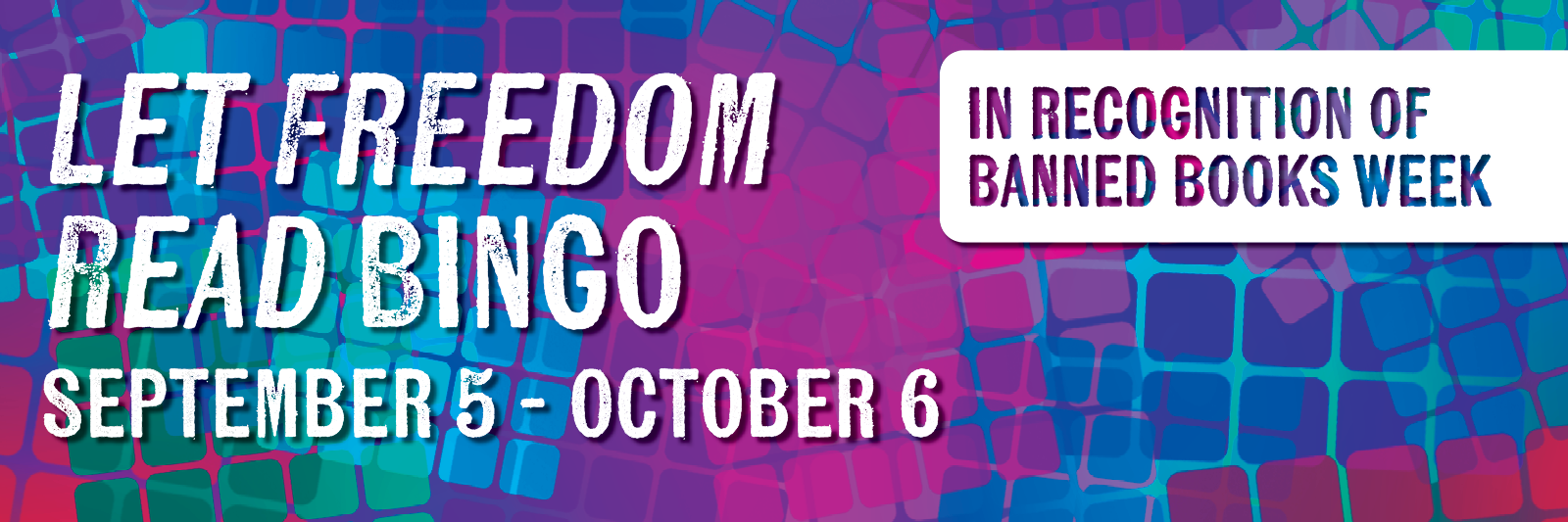 Let Freedom Read Bingo from September 5- October 6