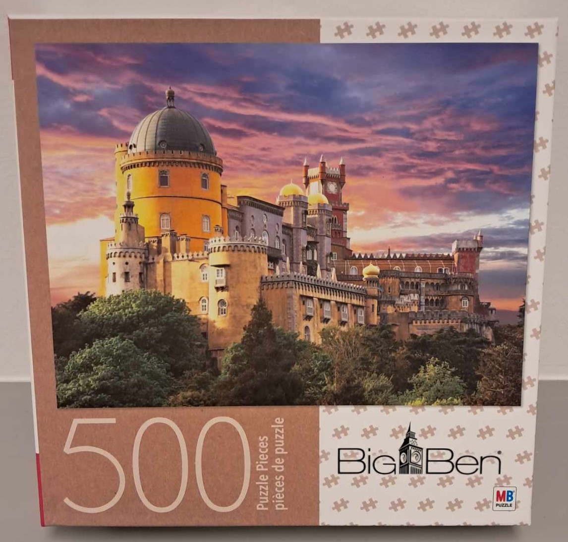 Puzzle cover showing the image of Portugal palace.