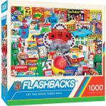 Puzzle Cover showing a variety of toys from the 90's and early 2000s.