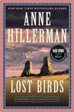 Cover of the book Lost Birds by Anne Hillerman. 2 tall stone formations. 